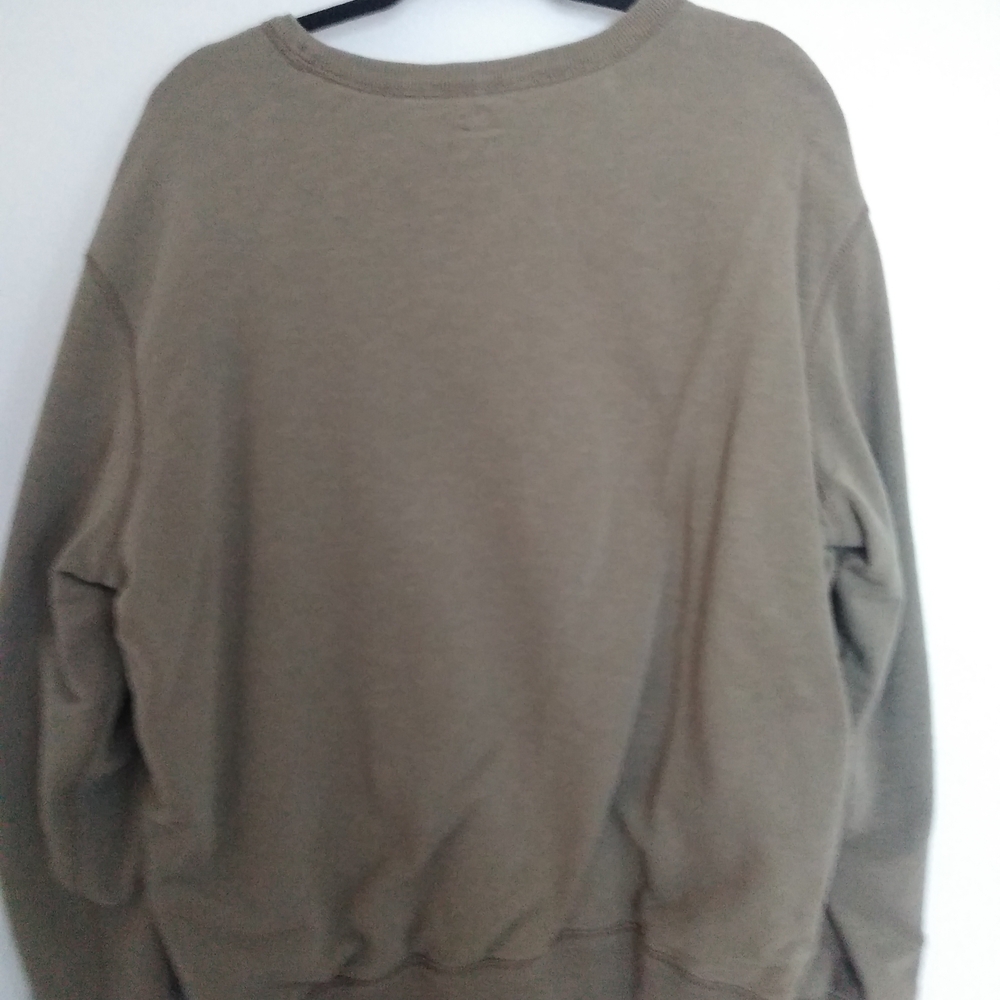 Polo Ralph Lauren Men's Crewneck Thermal sweatshirt One Khaki and One Black XL - Picture 6 of 6